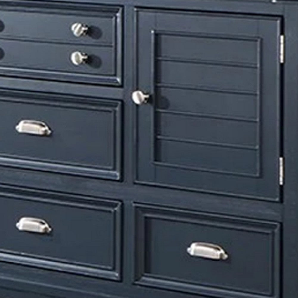 Buy Wide Dresser 5 Drawers 2 Door Cabinets Slate Blue | Free Shipping Buy Wide Dresser 5 Drawers 2 Door Cabinets Slate Blue | Free Shipping