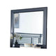 Zeny Dresser Mirror 40 Inch Rectangular Slate Blue Solid Wood Frame BM332580