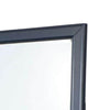 Zeny Dresser Mirror 40 Inch Rectangular Slate Blue Solid Wood Frame BM332580