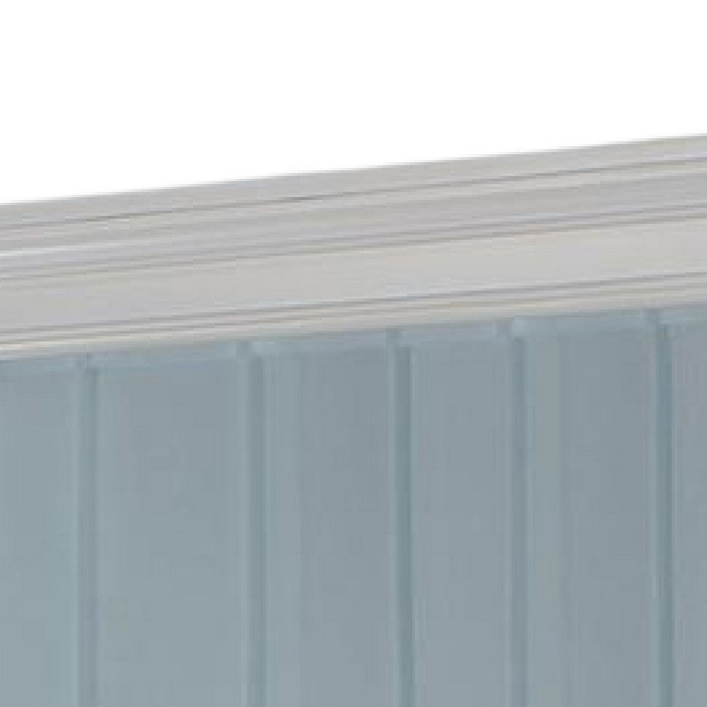 Lile Dresser Mirror w Crown Molding Frame 42 Inch White Solid Wood BM332593