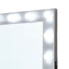 Fery Mirror w Light Bulbs USB and Power Glam Silver 44 Inch BM332606