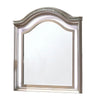 Jisoo Dresser Mirror LED Light Frame 37 Inch Rose Gold Solid Wood BM332610