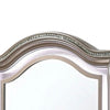 Jisoo Dresser Mirror LED Light Frame 37 Inch Rose Gold Solid Wood BM332610
