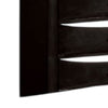 Simo Tall Dresser Chest 5 Drawers Chrome Handles Modern Black Wood BM332614