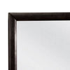 Simo Dresser Vanity Mirror 40 Inch Modern Black Solid Wood Frame BM332615