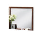 Simo Dresser Vanity Mirror 40 Inch Dark Cherry Brown Solid Wood BM332617