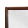 Simo Dresser Vanity Mirror 40 Inch Dark Cherry Brown Solid Wood BM332617