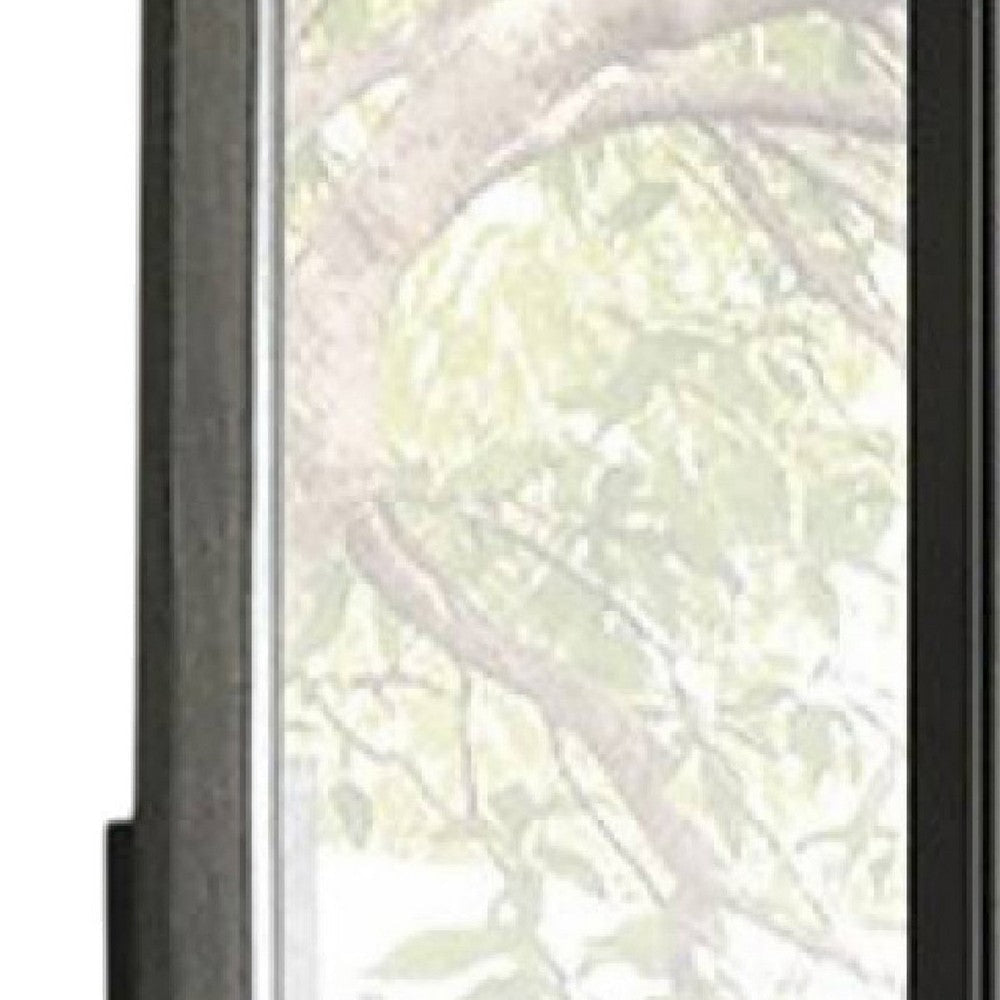 Lito Dresser Vanity Mirror 39 Inch Stylish Modern Gray Wood Frame BM332620