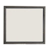 Erica Dresser Vanity Mirror 39 Inch Contemporary Gray Wood Frame BM332621