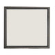 Erica Dresser Vanity Mirror 39 Inch Contemporary Gray Wood Frame BM332621