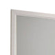 Erica Dresser Vanity Mirror 39 Inch Modern Style White Wood Frame BM332624