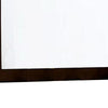 Ryla Dresser Mirror 38 Inch Square Dark Cherry Brown Solid Wood