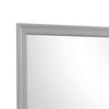 Ryla Dresser Mirror 38 Inch Square Frame Farmhouse Gray Solid Wood BM332629