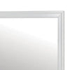Ryla Dresser Vanity Mirror 38 Inch Square Frame White Solid Wood BM332630
