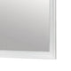 Ryla Dresser Vanity Mirror 38 Inch Square Frame White Solid Wood BM332630