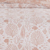 Amy 3 Piece Queen Quilt Set Coastal Theme Soft Pink White Polyester