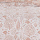 Amy 3 Piece Queen Quilt Set Coastal Theme Soft Pink White Polyester