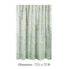 Vola Shower Curtain 72 Inch Floral Pattern Light Green Polyester BM332773