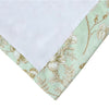 Vola 2 Panel Curtain Set Light Mint Green Microfiber Floral Pattern BM332775