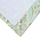 Vola 2 Panel Curtain Set Light Mint Green Microfiber Floral Pattern BM332775