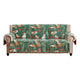 Lowa Sofa Slipcover, Reversible, Polyester, Green, Red Festive Theme