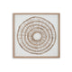 Ashley Wall Decor Craft Paper Circle Framed Art Brown White 38x38 Square BM332791