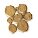 Ashley Wall Art Decor | Organic Round Shape Design | 20x20 Antique Gold Metal