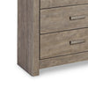Ashley Kulv 62’’ Wide Dresser | 6 Storage Drawers | Modern Taupe Gray Laminate BM332804
