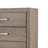 Ashley Kulv Tall Dresser Chest | 5 Drawers | Modern Taupe Gray Laminate BM332805