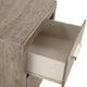 Ashley Kulv Nightstand | 2 Storage Drawers | 24’’ Modern Taupe Gray Laminate BM332806