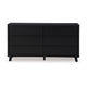 Ashley Danzi 62’’ Wide Dresser | 6 Storage Drawer Modern Black Laminate Finish BM332807