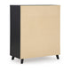 Ashley Danzi Tall Dresser Chest | 5 Storage Drawers | Modern Black Laminate BM332808