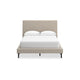 Ashley Ciel Low Profile Full Size Bed | Gray Polyester Upholstered Headboard