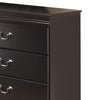 Ashley Yara Wide Dresser | Classic Black Finish | 6 Drawers | Pewter Handles BM332827