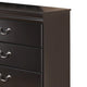 Ashley Yara Wide Dresser | Classic Black Finish | 6 Drawers | Pewter Handles BM332827