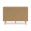 Ashley Viso 51’’ Dresser | 6 Drawers | Champagne | Retro Blush Pink Finish BM332837