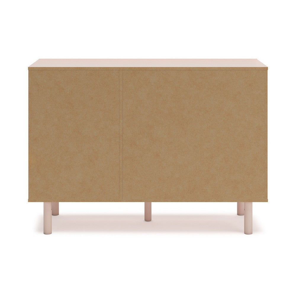 Ashley Viso 51’’ Dresser | 6 Drawers | Champagne | Retro Blush Pink Finish BM332837