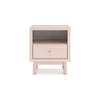 Ashley Viso Nightstand | 25’’ | 1 Drawer | Champagne | Retro Blush Pink Finish BM332839