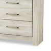 Ashley Simon Wide Dresser | 7 Drawers | Laminate Rustic Gray Whitewash Finish BM332852