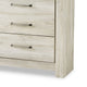 Ashley Simon Wide Dresser | 7 Drawers | Laminate Rustic Gray Whitewash Finish BM332852
