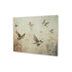 Ashley Accent Wall Decor | 36x48 | Brown Hand Painted Canvas | Flocking Birds BM332855