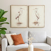 Ashley Accent Framed Wall Art Set of 2 | 30x40 | Painted Canvas | Heron Birds