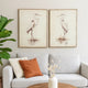 Ashley Accent Framed Wall Art Set of 2 | 30x40 | Painted Canvas | Heron Birds