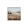 Ashley Framed Wall Art | 40x40 Painted Canvas | Lakeside Mountain Landscape BM332859
