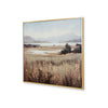 Ashley Framed Wall Art | 40x40 Painted Canvas | Lakeside Mountain Landscape BM332859