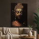 Ashley Accent Wall Art Decor | Printed Glass 36x48 Meditating Buddha | Black