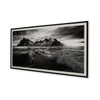 Ashley Framed Wall Art | Mountain and River Print | 47x87 Black and White BM332865