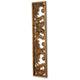 Ashley Accent Wall Decoration | Classic Scrolled Design 10x42 Gold Finish BM332870
