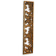 Ashley Accent Wall Decoration | Classic Scrolled Design 10x42 Gold Finish