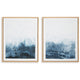 Ashley Holine 2 Piece Wall Art Set | 24x30 | Blue and White Abstract Canvas BM332876